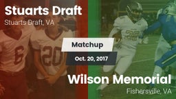 Matchup: Stuarts Draft High vs. Wilson Memorial  2017