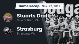 Recap: Stuarts Draft  vs. Strasburg  2019
