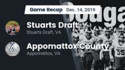 Recap: Stuarts Draft  vs. Appomattox County  2019