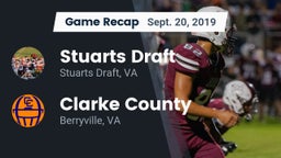Recap: Stuarts Draft  vs. Clarke County  2019