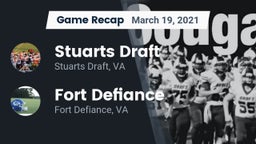 Recap: Stuarts Draft  vs. Fort Defiance  2021