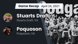 Recap: Stuarts Draft  vs. Poquoson  2021