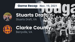 Recap: Stuarts Draft  vs. Clarke County  2021