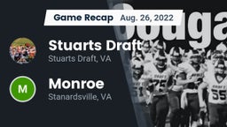Recap: Stuarts Draft  vs. Monroe  2022