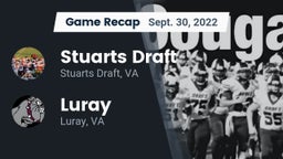 Recap: Stuarts Draft  vs. Luray  2022