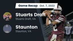 Recap: Stuarts Draft  vs. Staunton  2022
