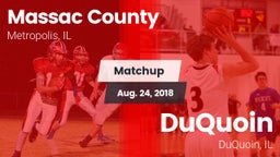 Matchup: Massac County High vs. DuQuoin  2018