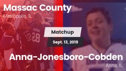 Matchup: Massac County High vs. Anna-Jonesboro-Cobden  2019