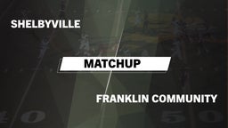Matchup: Shelbyville High vs. Franklin Community  2016