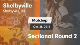 Matchup: Shelbyville High vs. Sectional Round 2 2016
