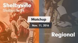 Matchup: Shelbyville High vs. Regional 2016