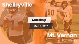 Matchup: Shelbyville High vs. Mt. Vernon  2017