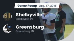 Recap: Shelbyville  vs. Greensburg  2018