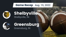 Recap: Shelbyville  vs. Greensburg  2022