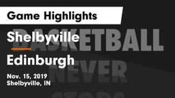 Shelbyville  vs Edinburgh  Game Highlights - Nov. 15, 2019