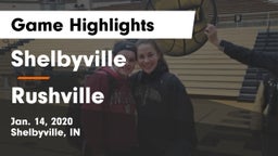 Shelbyville  vs Rushville  Game Highlights - Jan. 14, 2020