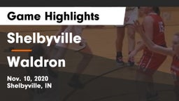 Shelbyville  vs Waldron  Game Highlights - Nov. 10, 2020