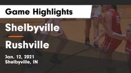 Shelbyville  vs Rushville  Game Highlights - Jan. 12, 2021