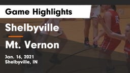 Shelbyville  vs Mt. Vernon  Game Highlights - Jan. 16, 2021