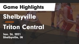 Shelbyville  vs Triton Central  Game Highlights - Jan. 26, 2021