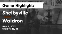 Shelbyville  vs Waldron  Game Highlights - Nov. 7, 2023