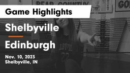 Shelbyville  vs Edinburgh  Game Highlights - Nov. 10, 2023
