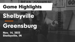 Shelbyville  vs Greensburg  Game Highlights - Nov. 14, 2023