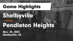 Shelbyville  vs Pendleton Heights  Game Highlights - Nov. 25, 2023