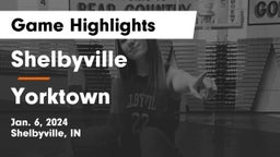 Shelbyville  vs Yorktown  Game Highlights - Jan. 6, 2024