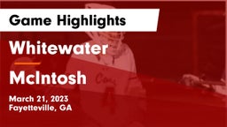 Whitewater  vs McIntosh  Game Highlights - March 21, 2023