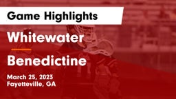 Whitewater  vs Benedictine  Game Highlights - March 25, 2023