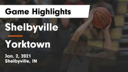 Shelbyville  vs Yorktown  Game Highlights - Jan. 2, 2021
