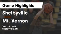 Shelbyville  vs Mt. Vernon  Game Highlights - Jan. 26, 2021