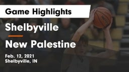 Shelbyville  vs New Palestine  Game Highlights - Feb. 12, 2021