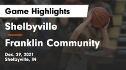 Shelbyville  vs Franklin Community  Game Highlights - Dec. 29, 2021