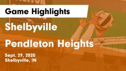 Shelbyville  vs Pendleton Heights  Game Highlights - Sept. 29, 2020