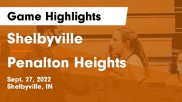 Shelbyville  vs Penalton Heights Game Highlights - Sept. 27, 2022