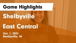 Shelbyville  vs East Central  Game Highlights - Oct. 1, 2022