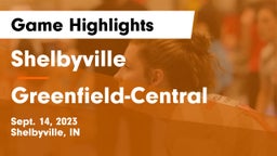 Shelbyville  vs Greenfield-Central  Game Highlights - Sept. 14, 2023