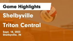 Shelbyville  vs Triton Central  Game Highlights - Sept. 18, 2023