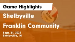 Shelbyville  vs Franklin Community  Game Highlights - Sept. 21, 2023