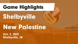Shelbyville  vs New Palestine  Game Highlights - Oct. 3, 2023