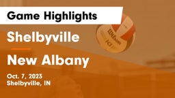 Shelbyville  vs New Albany Game Highlights - Oct. 7, 2023