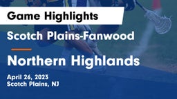 Scotch Plains-Fanwood  vs Northern Highlands  Game Highlights - April 26, 2023
