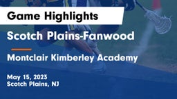 Scotch Plains-Fanwood  vs Montclair Kimberley Academy Game Highlights - May 15, 2023