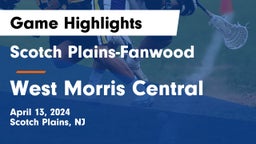 Scotch Plains-Fanwood  vs West Morris Central  Game Highlights - April 13, 2024
