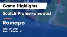 Scotch Plains-Fanwood  vs Ramapo  Game Highlights - April 29, 2024