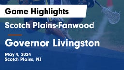 Scotch Plains-Fanwood  vs Governor Livingston  Game Highlights - May 4, 2024