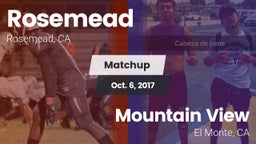 Matchup: Rosemead  vs. Mountain View  2017