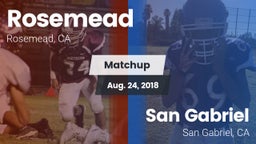 Matchup: Rosemead  vs. San Gabriel  2018